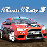 拉什拉力�3破解版下�d�o限金�抛钚轮形陌�(Rush Rally 3)